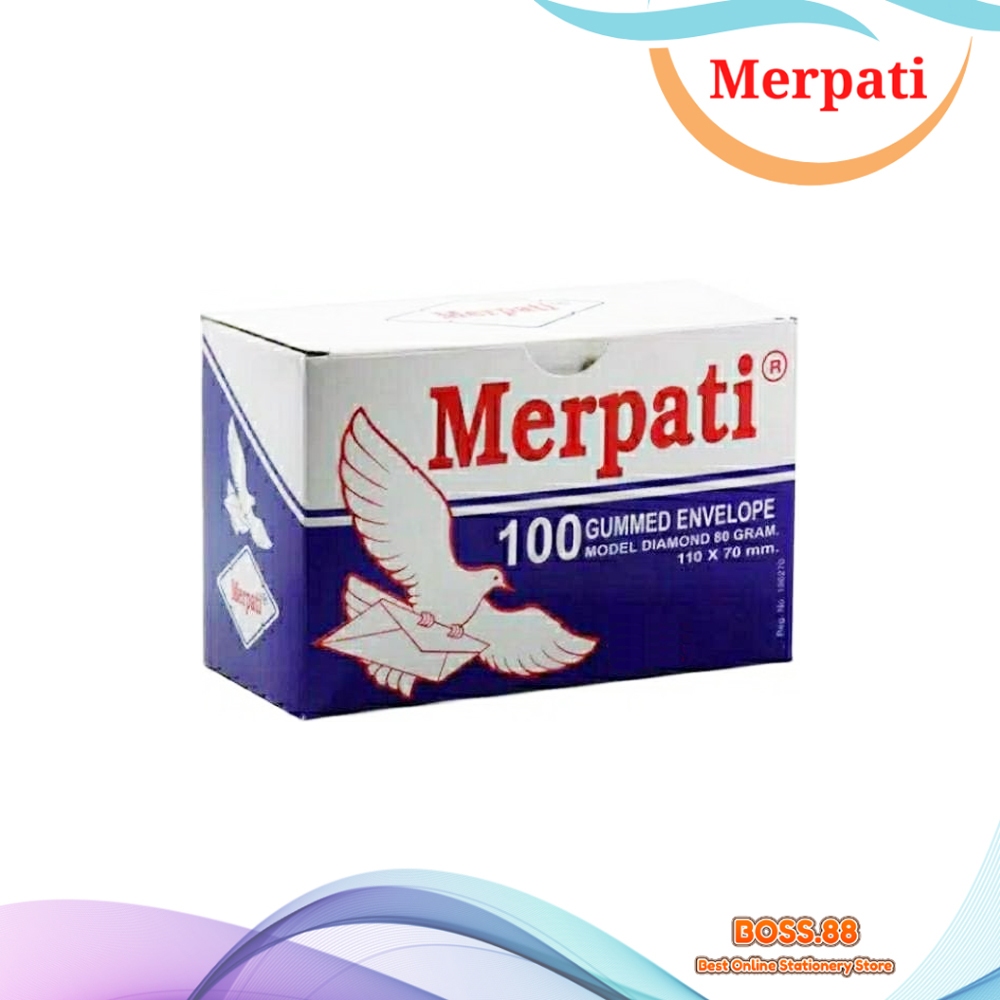 

ENVELOPE / AMPLOP MINI MERPATI GUMMED (1 PACK)