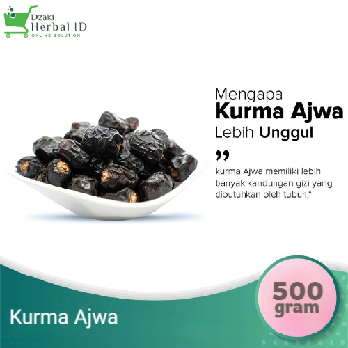 

Kurma Ajwa Al Madinah Kualitas Premium Grade A 500gr | Ajwa Madinah