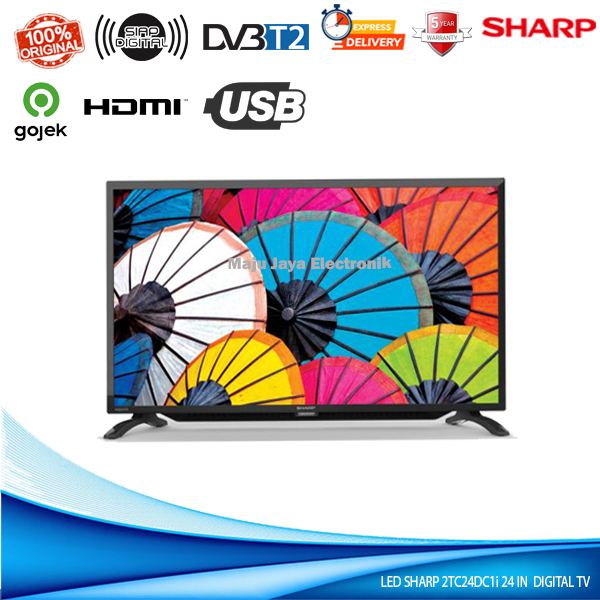 LED TV SHARP 24 INCH 2TC24HD1500I USB Movie HDMI DIGITAL TV