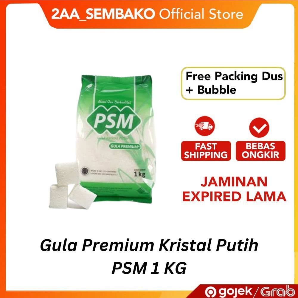 

Gula Premium Kristal Putih PSM 1Kg