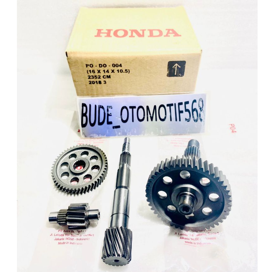 GEAR BOX GIR PULLY GARDAN RASIO SET BEAT FI ESP K25 STATER KASAR SCOOPY FI DONAT K16 STATER KASAR TA