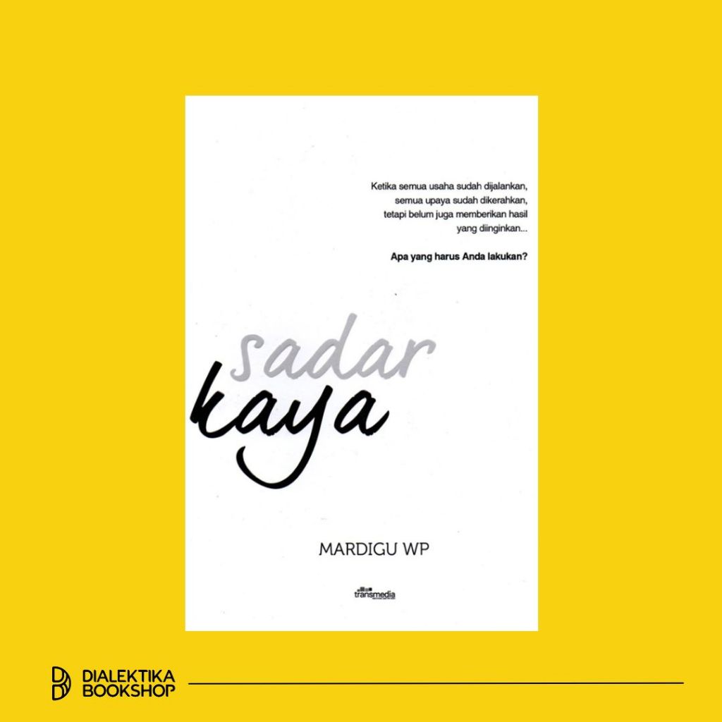 Buku Sadar Kaya - Mardigu