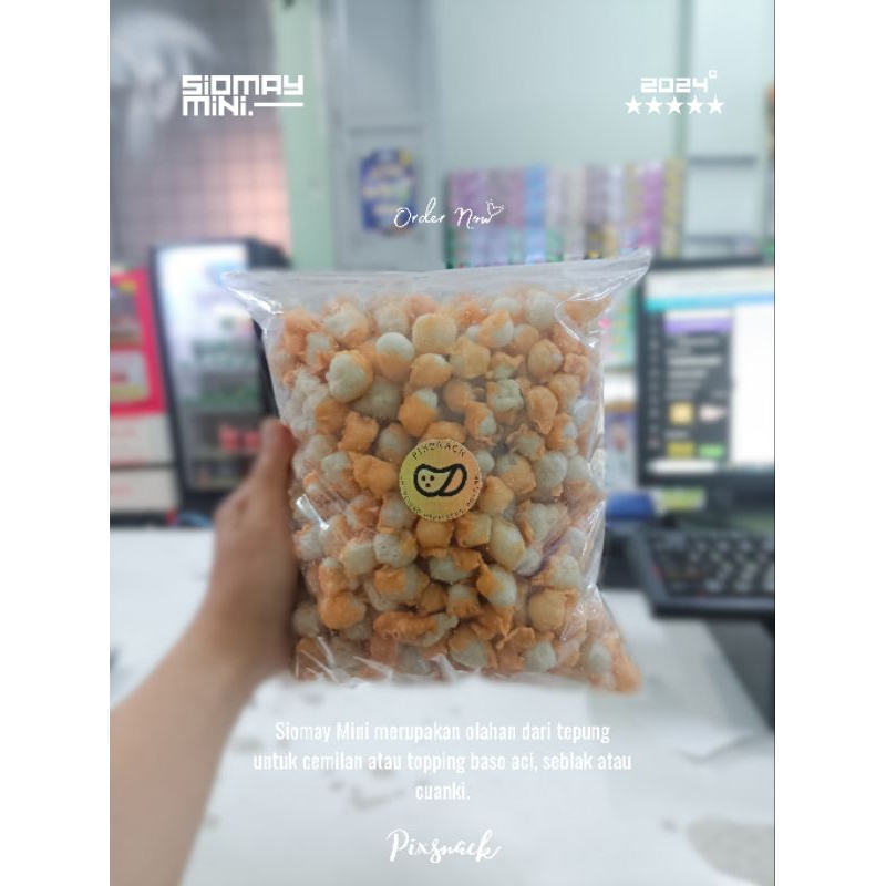 

Siomay Mini Kemasan 500G Topping Seblak PixSnack