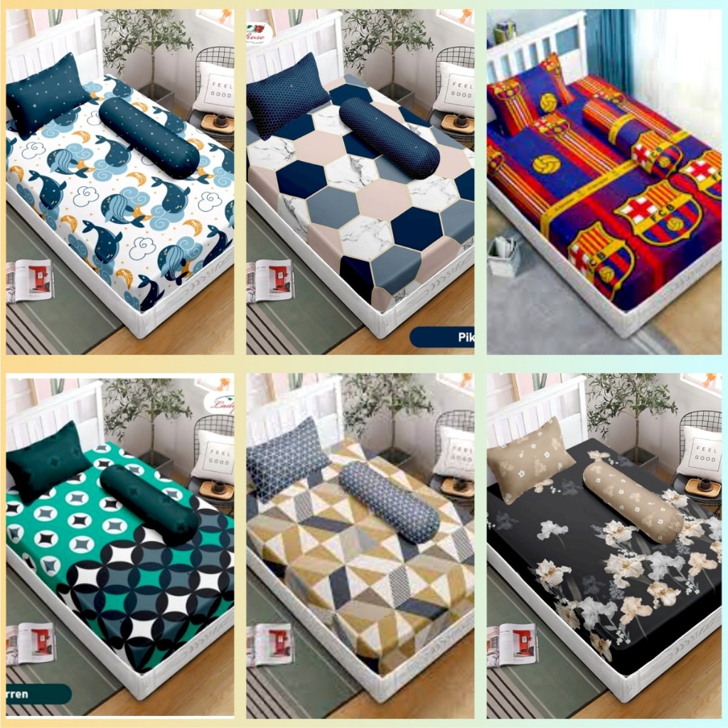 Lady Rose - Sprei Single 120x200 Tinggi 20 / Sprei Lady Rose 120x200 / Sprei Lady Rose Single Size 1