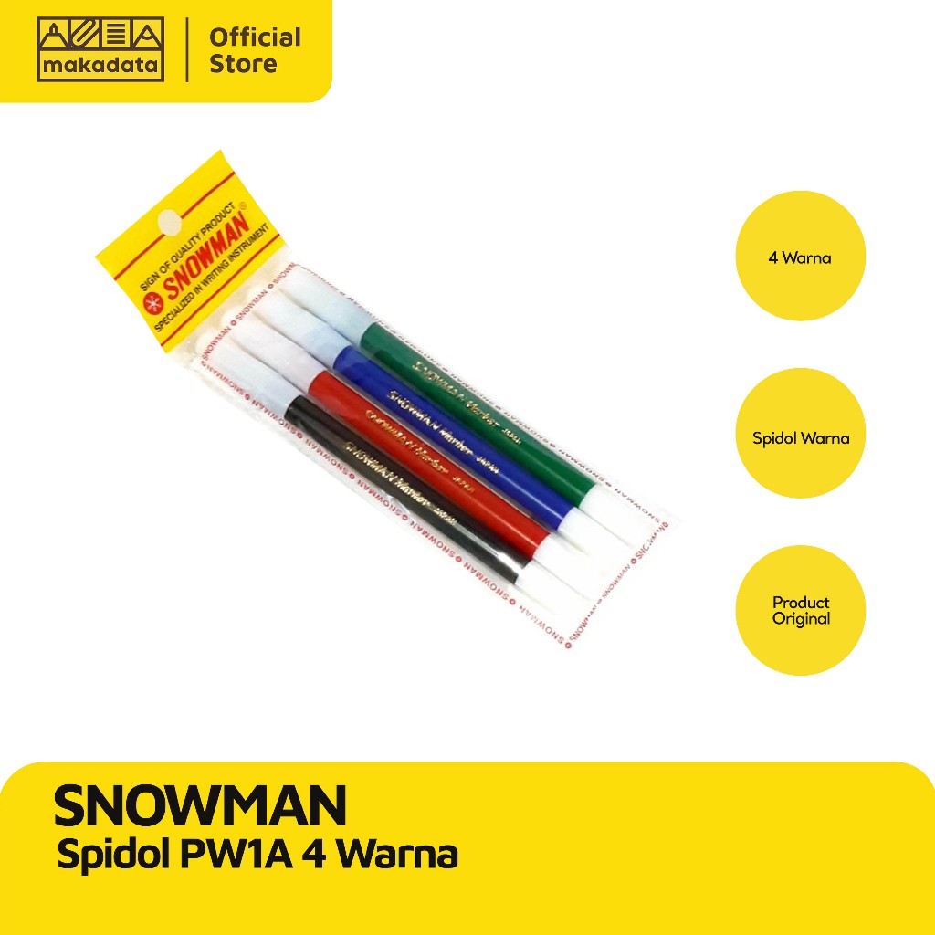 

SPIDOL PW1A SNOWMAN 4 WARNA MURAH