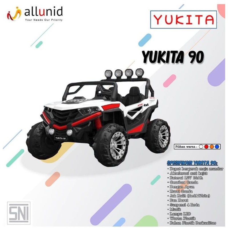 MOBIL AKI JEEP JUMBO YUKITA 90 MONSTER