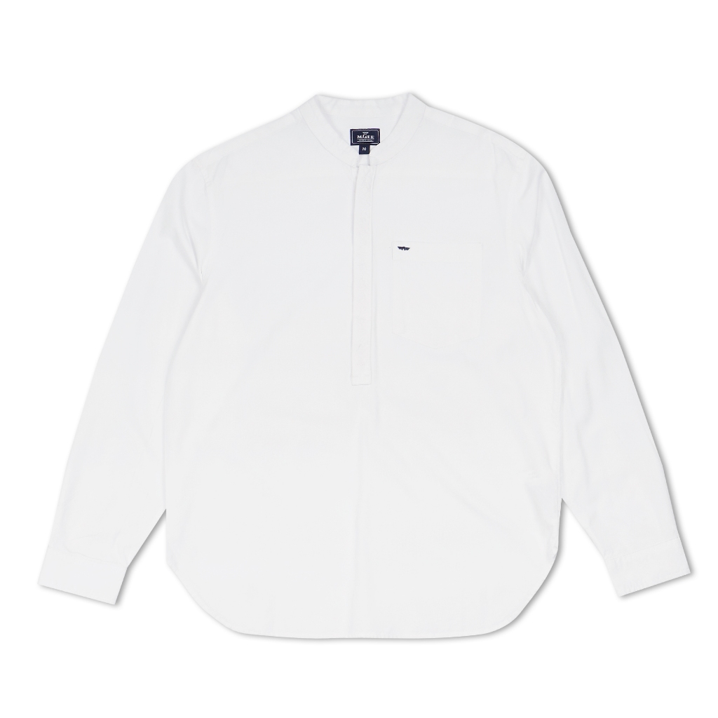 Baju Koko MGEE Original - Baju Koko Lengan Panjang MGEE Original Autus CKRR 058 White