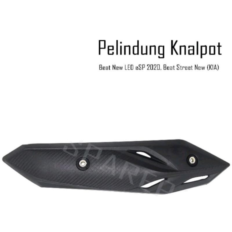 Pelindung Knalpot Cover Tutup Tameng Knalpot Honda Beat Fi 2020 2021 2022