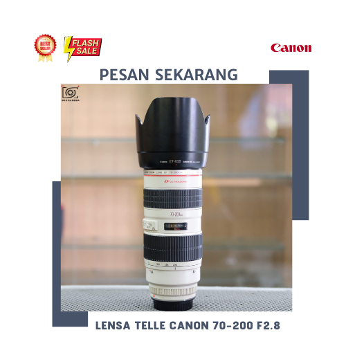 LENSA CANON 70-200 F2.8 L USM
