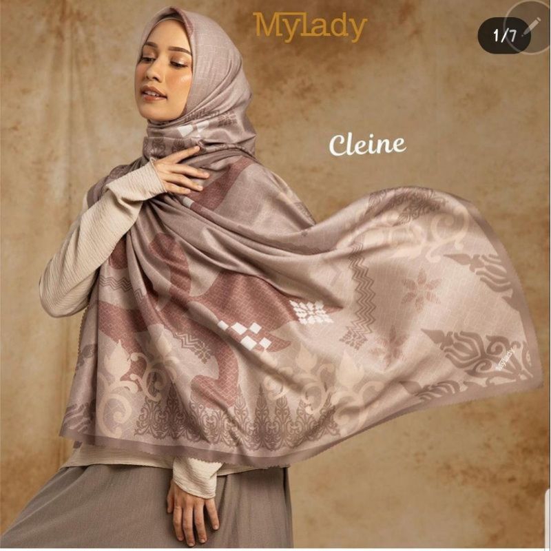 Hijab Syari Voal Ori Umama/ Jilbab Segiempat Jumbo Motif