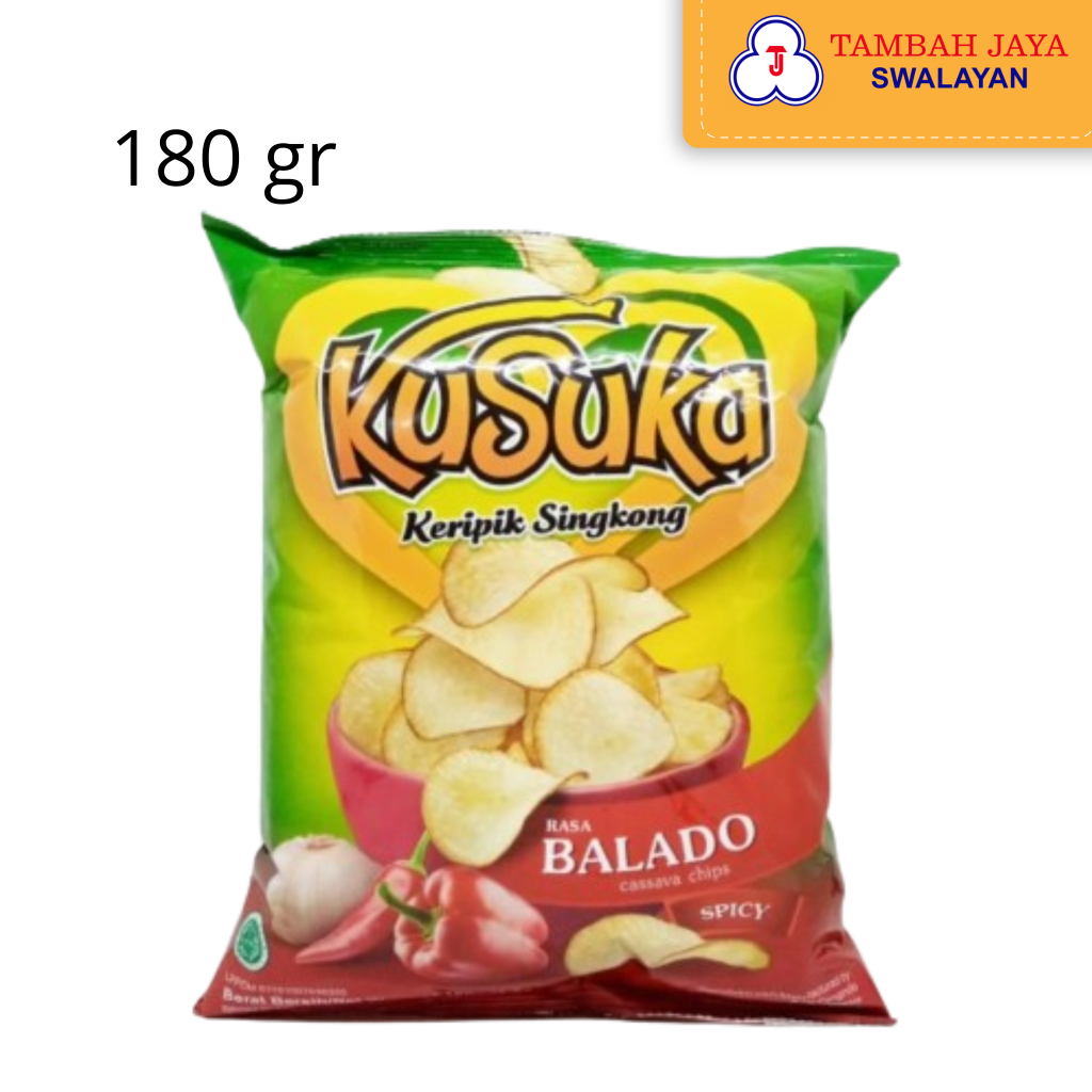 

Kusuka Keripik Singkong Rasa Balado 180gr