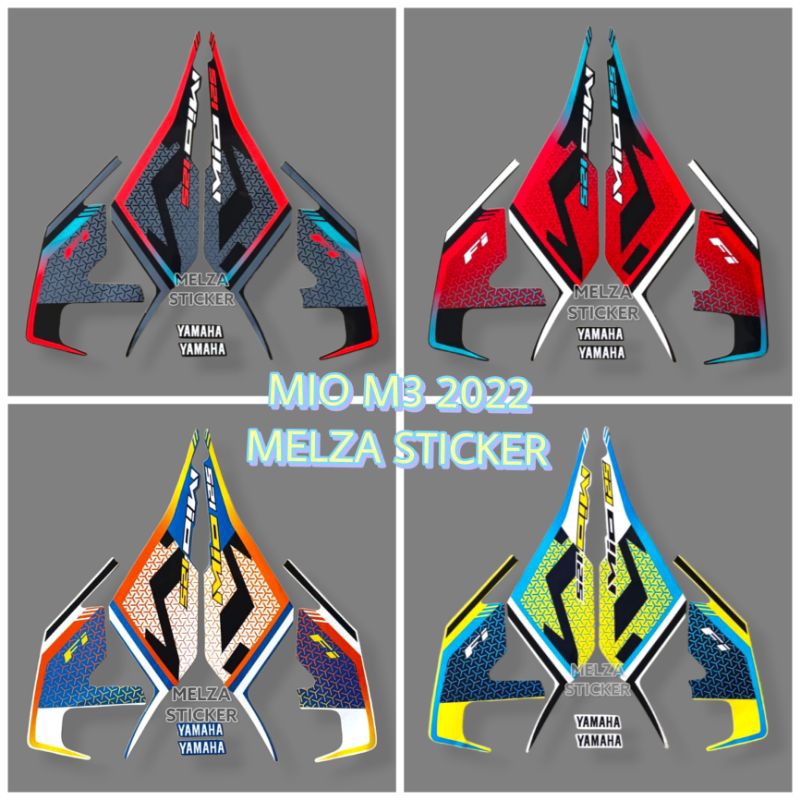 Stiker Striping Motor MIO M3 2022  Sticker Lis Body Standar