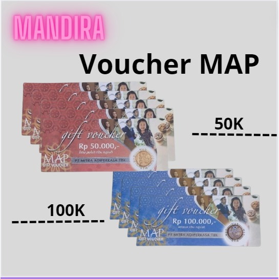 Voucher MAP 100RB & Voucher MAP 50RB