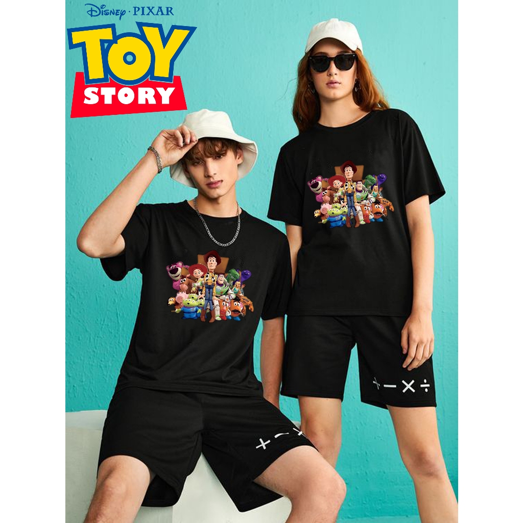 KAOS TOY STORY UNISEX/ TSHIRT TOY STORY / TOY STORY TEE / KAOS BUZZ AND JESSIE TOY STORY FULL