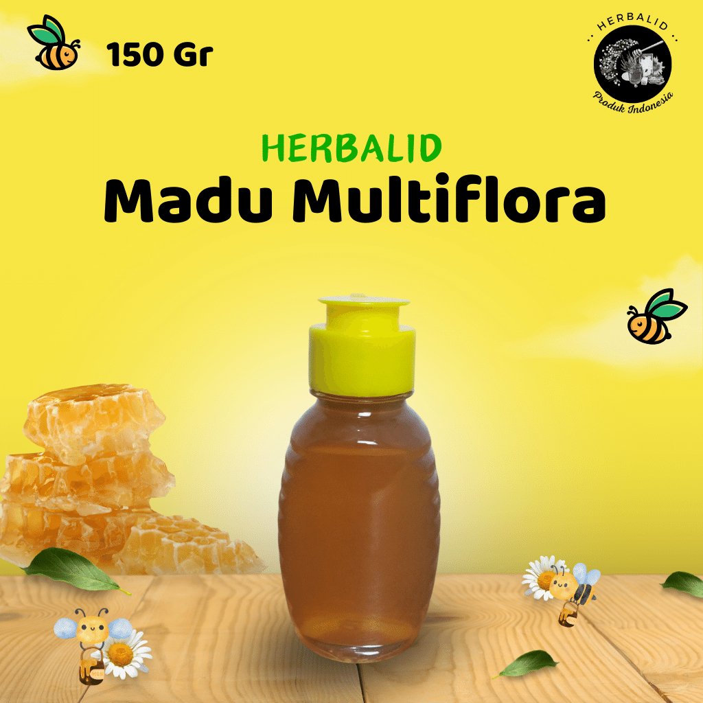 

Madu Multiflora Asli 150 Gram - HERBALID