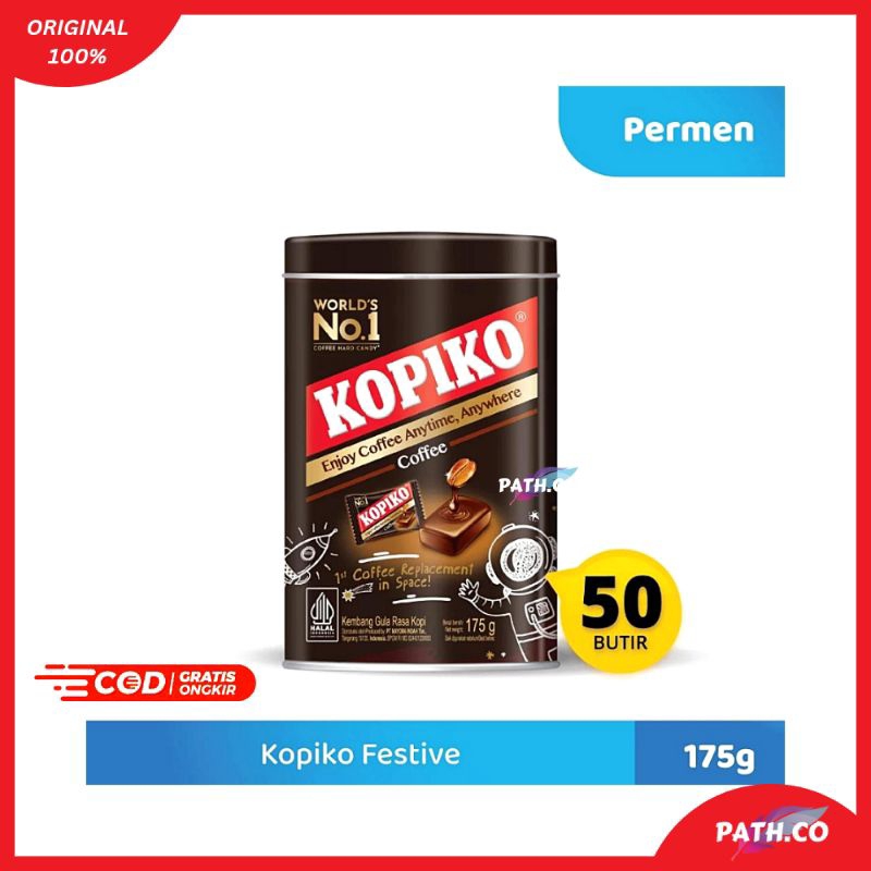 

Kopiko Festive 175gr | Permen Kopiko Kaleng | Coffee Candy