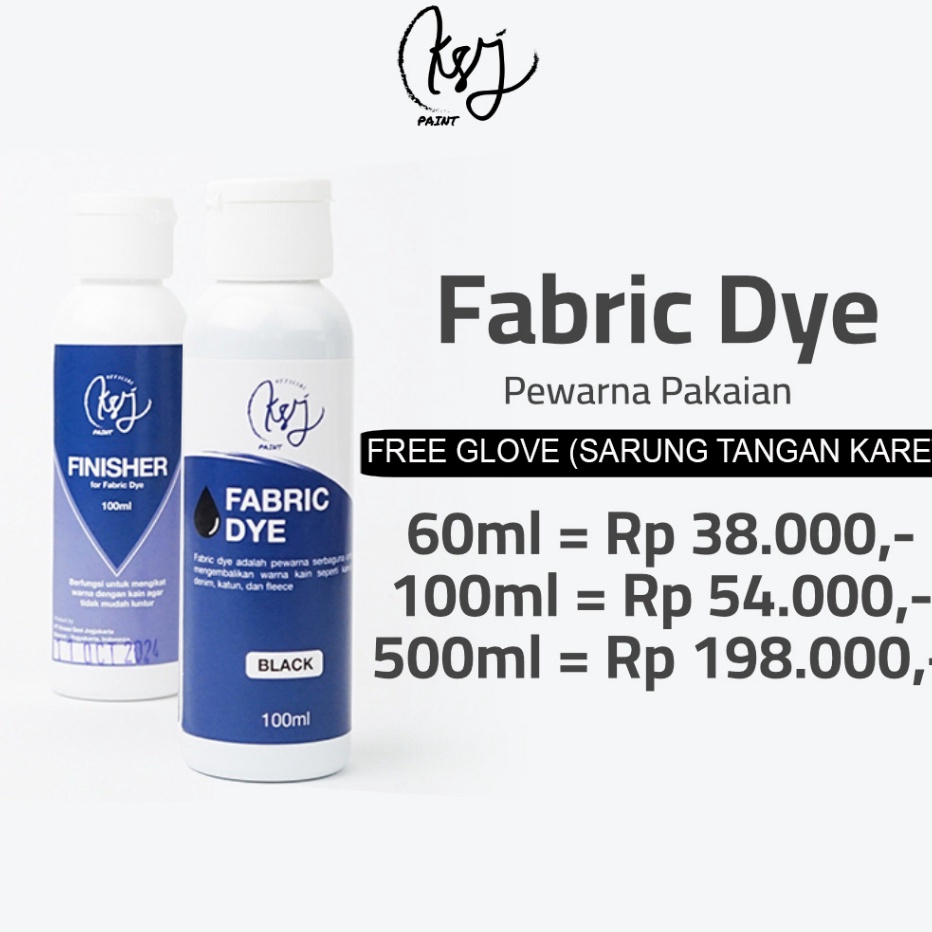 Terkini Wantex Pewarna kain Jeans Jaket  Hoodie Premium  Merek KSJ