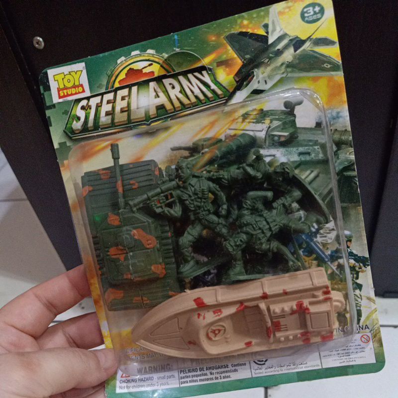 Mainan Mini Figure Tentara Militer Combat Set/ Steel Army Set Mini