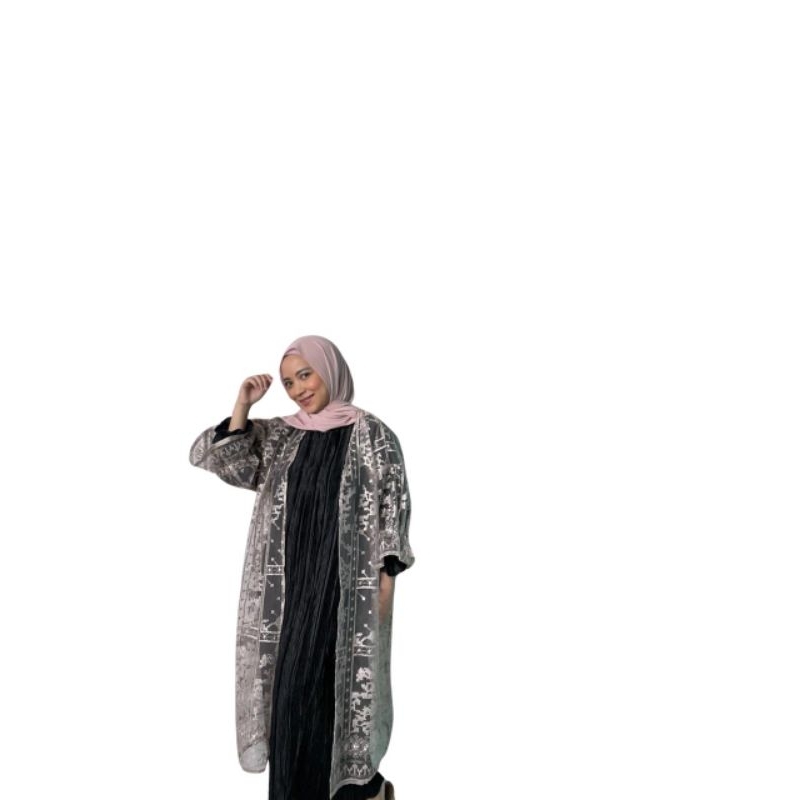 outer brukat organza bordir