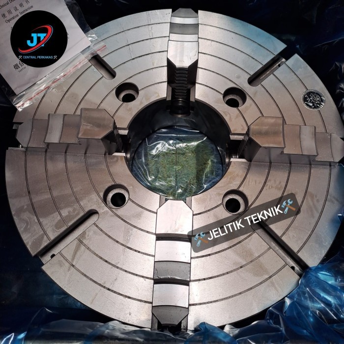 Chuck Bubut 20" (4Jaw) | Claw Bubut | Catok Kepala Bubut (BOLA DUNIA)