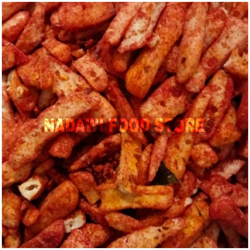 

Basreng stik renyah original dan pedas 300g daun jeruk