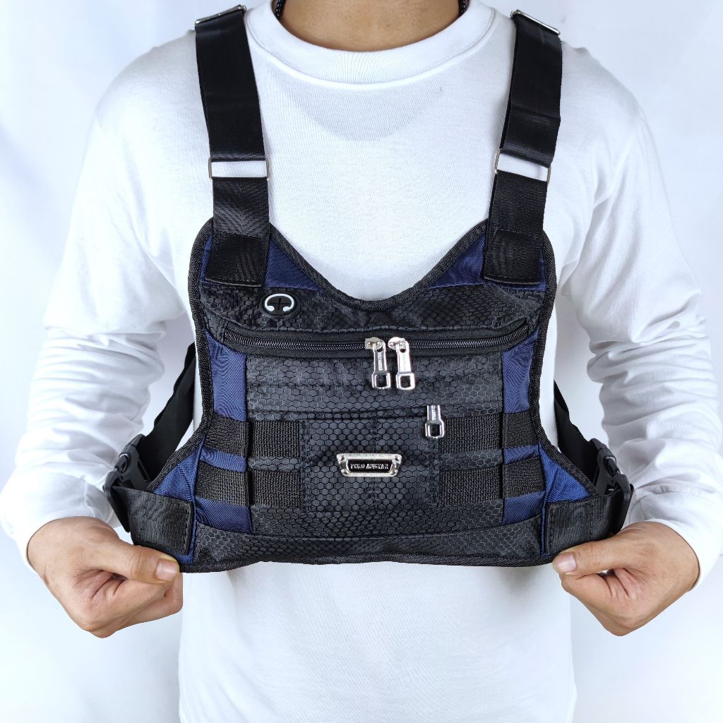 Tas Dada Terbaru Chest Bag Tas Selempang Dada Chest Rig Bag Tas Rompi Serbaguna Tas Sepeda