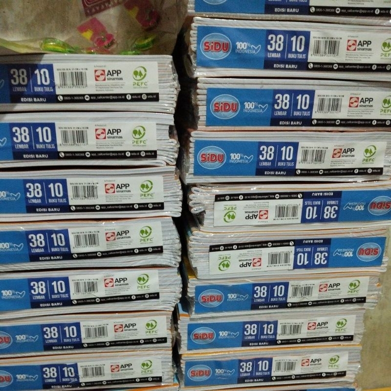 

buku tulis sidu isi 38 per pack isi 10 buku