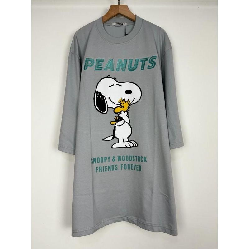 Kaos Tunik Wanita Oversize Lengan 7/8