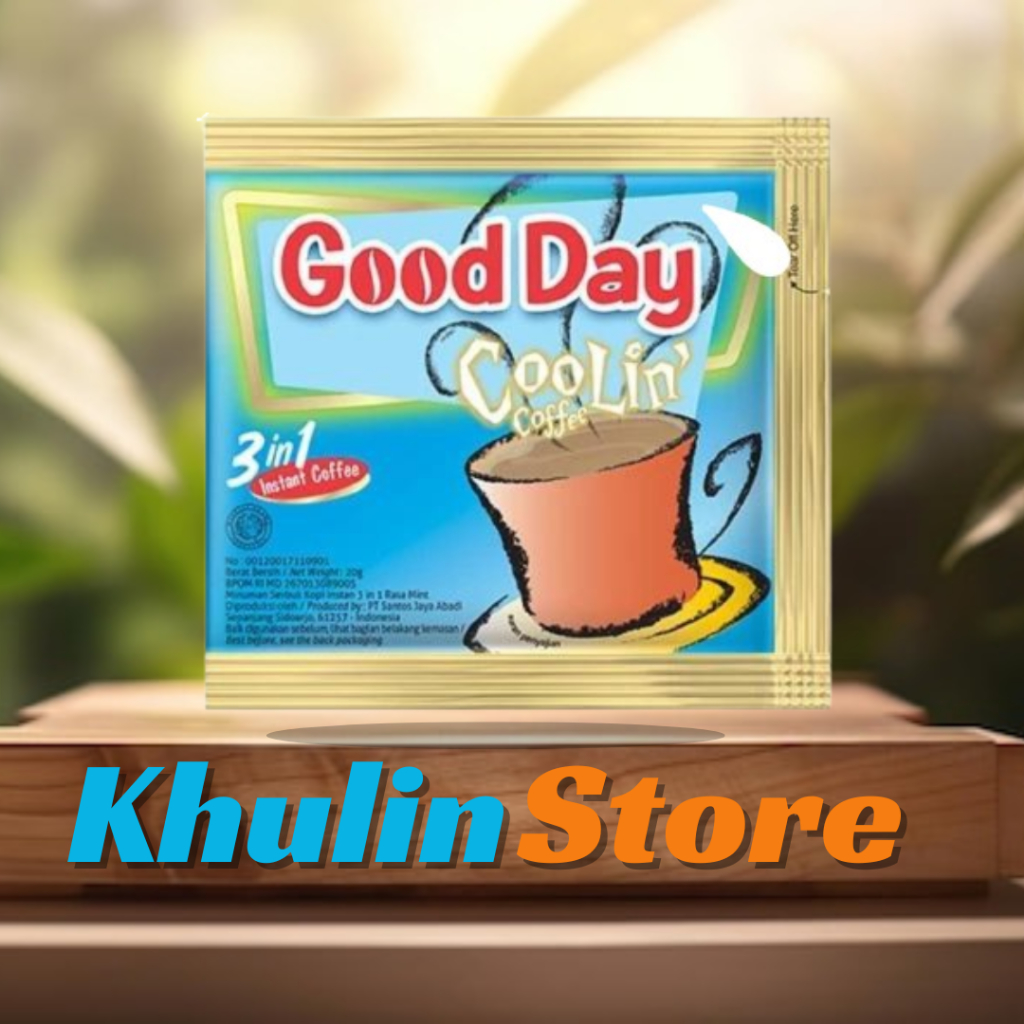 

Kopi GOOD DAY Coolin 1 Renceng (10pcs X 20gr)/Kopi Instan Tanpa Ampas/Kopi Instant/Kopi Seduh/Instan Coffe/Good Day Coolin/Minuman Sachet/Kopi Sachet/Obat Ngantuk/Kopi Hids/Kopi Hits/Kopi Jaman Now/Kopi Kekinian/