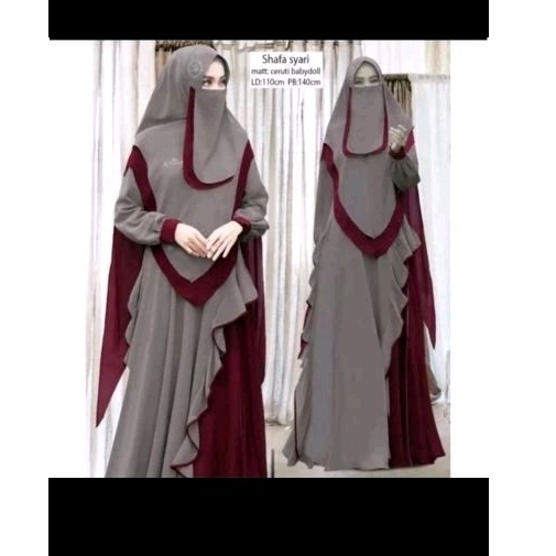 SHAFA SYARI DRESS HIJAB