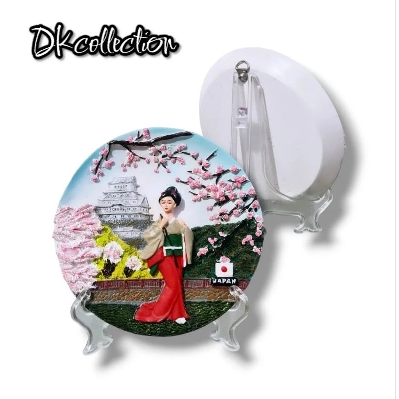 PAJANGAN PIRING JAPAN 15CM PAJANGAN PIRING JEPANG SOUVENIR HIASAN DINDING PAJANGAN PIRING JEPANG