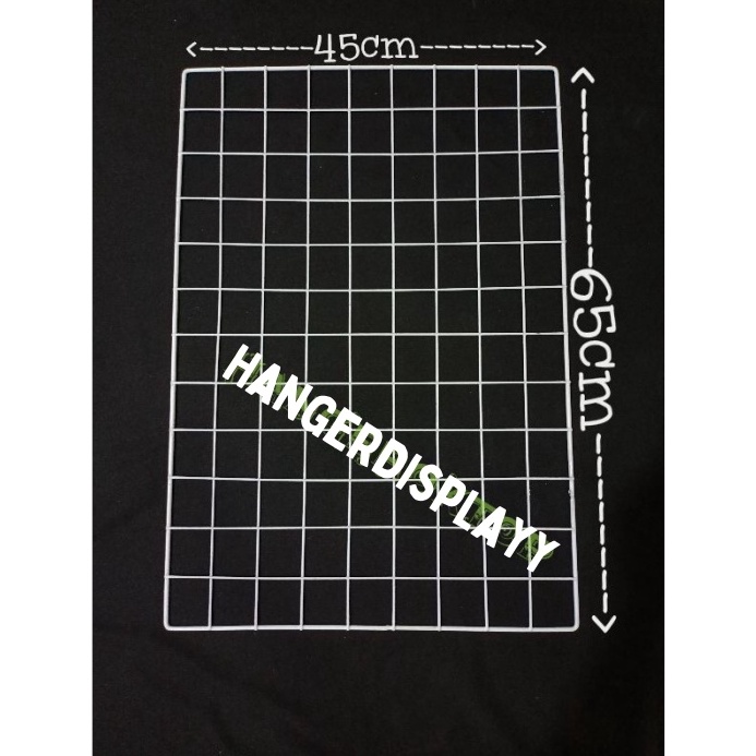 ART F64I GRID WALL JARING RAM KAWAT BESI DINDING 45 x 65 CM  GANTUNGAN ACCESORIES DAN MASKER  Kawat 