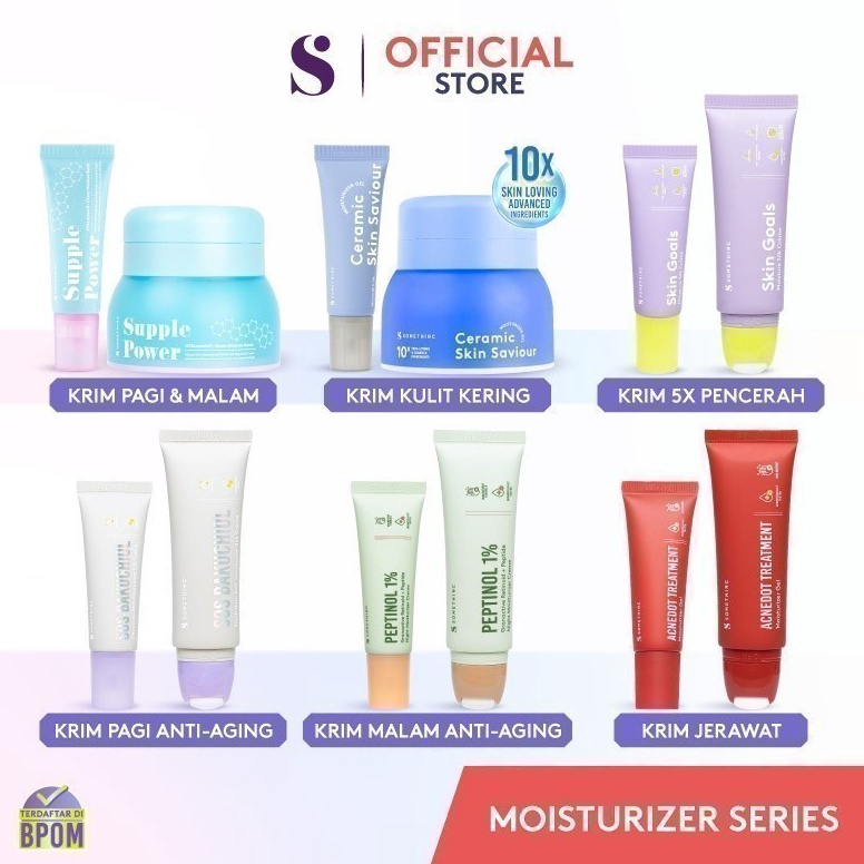 ART T78C SOMETHINC Moisturizer Series Ceramic Skin Saviour Supple Power Bomb Skin Goals Moisturizer 