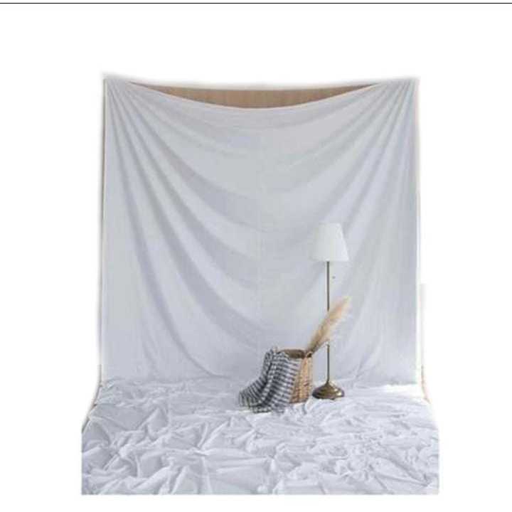 kain putih background 1 meter