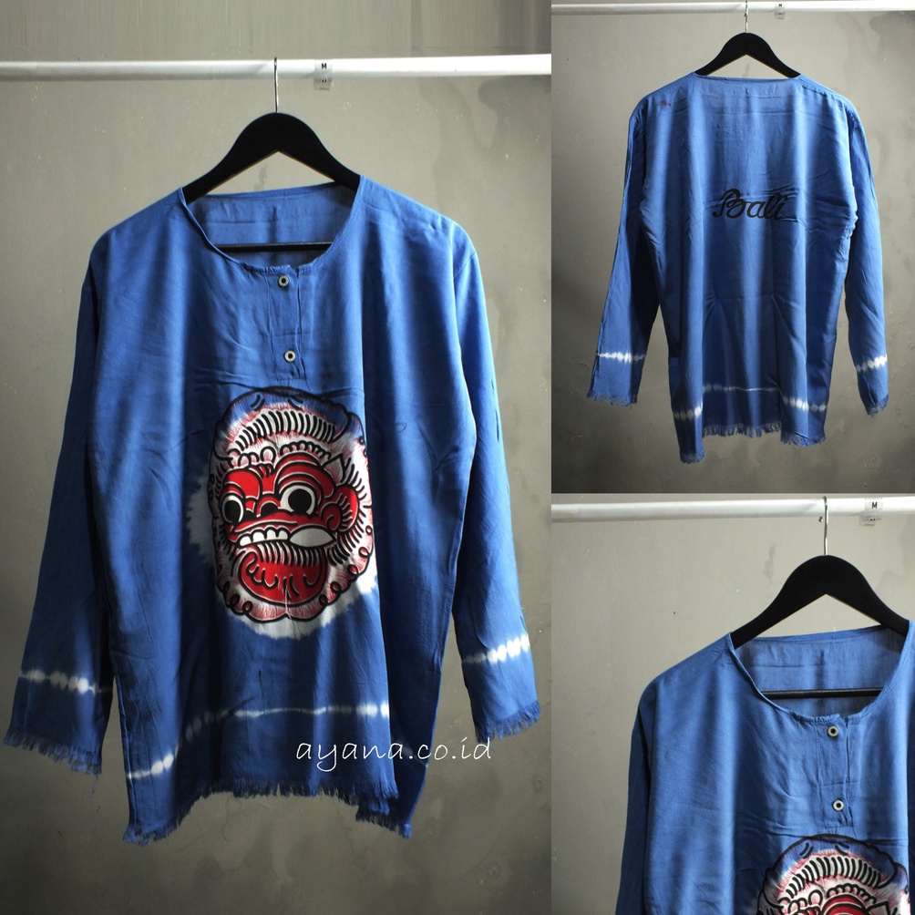ART F6F Ayana  Baju bali lengan panjang premium  baju barong bali  kaos bali pria wanita  bahan katu