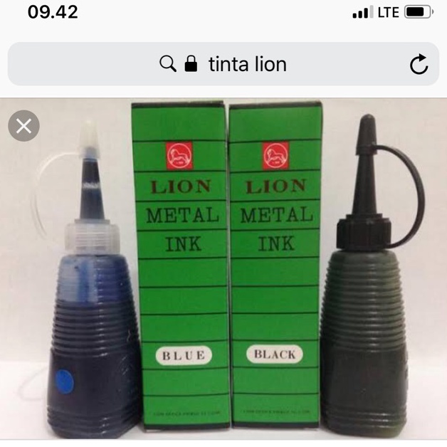 

Terupdate Tinta lion metal ink 61