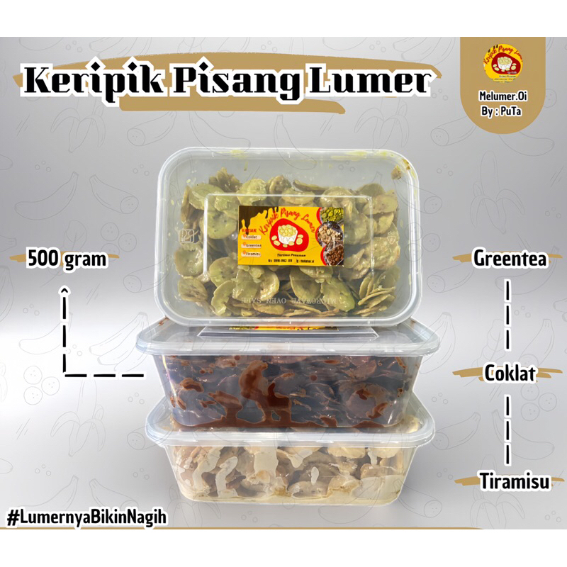 

COD Keripik Pisang Lumer / Banana Chips 500gr