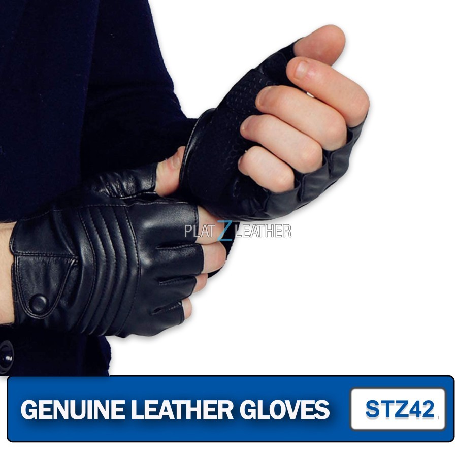 Sarung tangan kulit asli Garut . Genuine leather gloves STZ42
