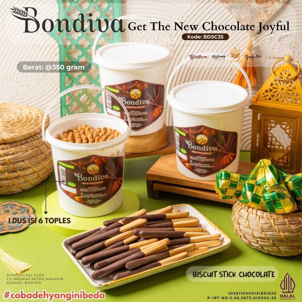 

BISCUIT BONDIVA STICK / BISKUIT / KUE KERING LEBARAN - PERTOPLES