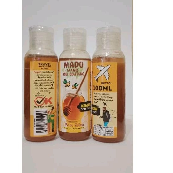 

Madu Manis 100ml kemasan travel madu asli belitung