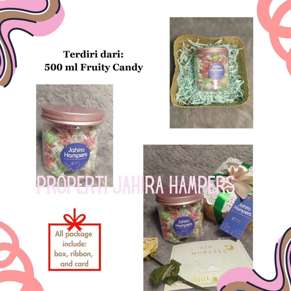 

Candy Jar Fruity Candy/Hampers Lebaran/Bingkisan Lebaran/Permen Jadul/Kado Idul Fitri Fruity