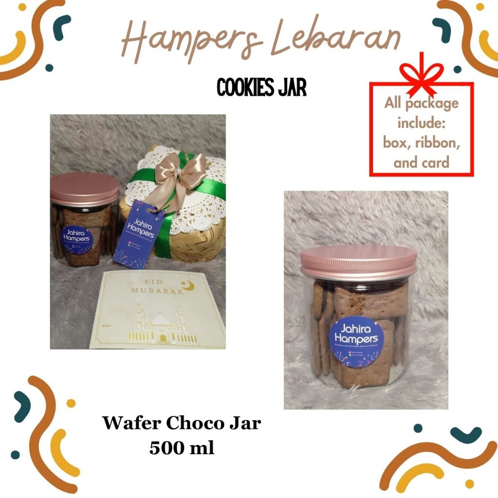

Wafer Choco Jar/Bingkisan Lebaran/Hampers Lebaran/Hampers Unik Murah/Bingkisan Idul Fitri