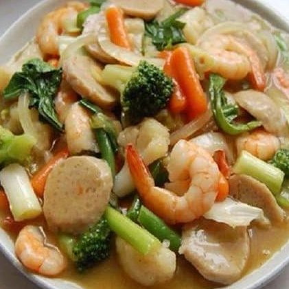 

Capcay Seafood - Capcay Seafood siap makan