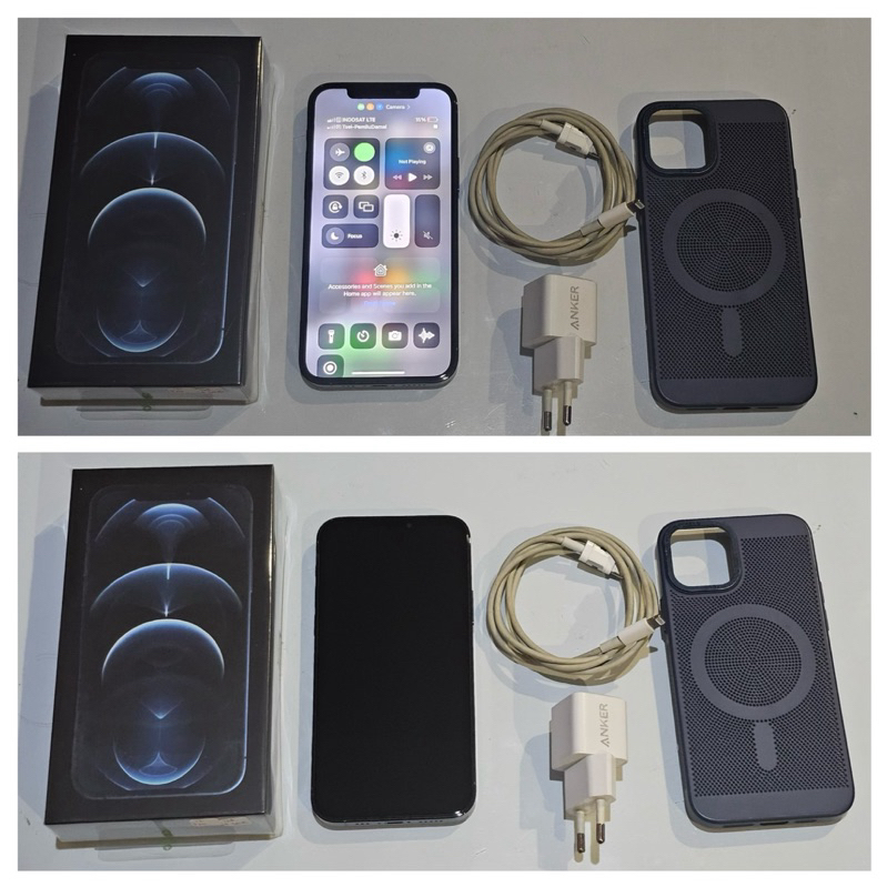 iPhone 12 Pro 128gb 5G Pasific Blue Ex-ibox Fullset