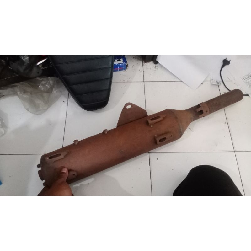 knalpot Tiger Revo mentah rasa original silencer Tiger Revo
