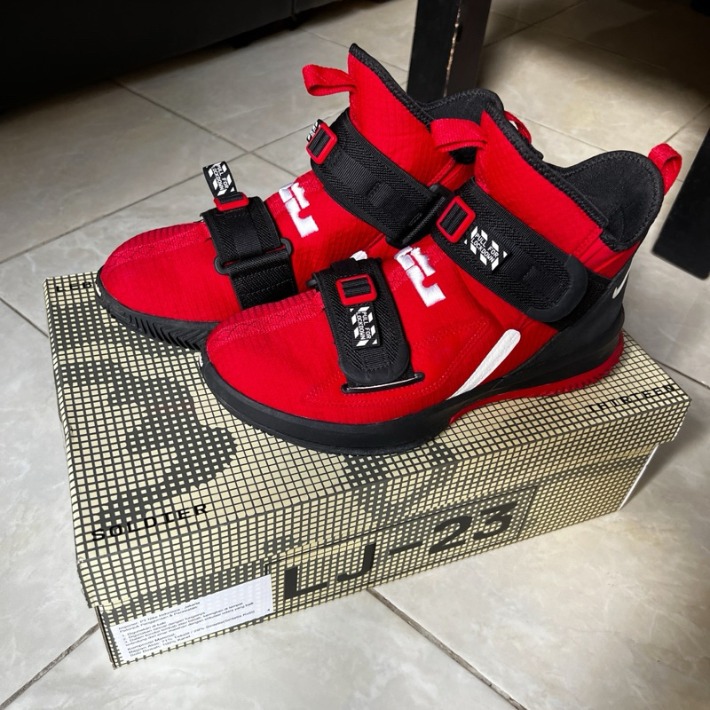 (Preloved) Nike Lebron Soldier 13 University Red