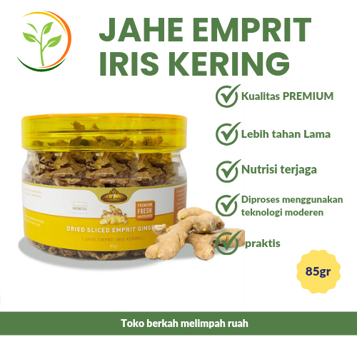 

Jahe Emprit Iris Kering 85gr