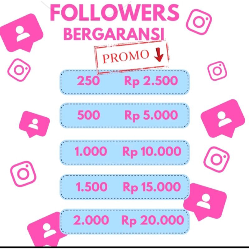 Jasa penambahan followers Instagram real