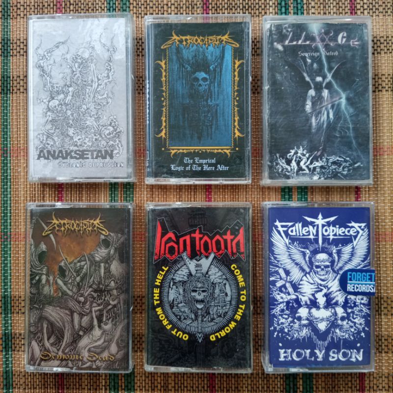 Album Black metal Lokal " Cassette Tape kaset Pita