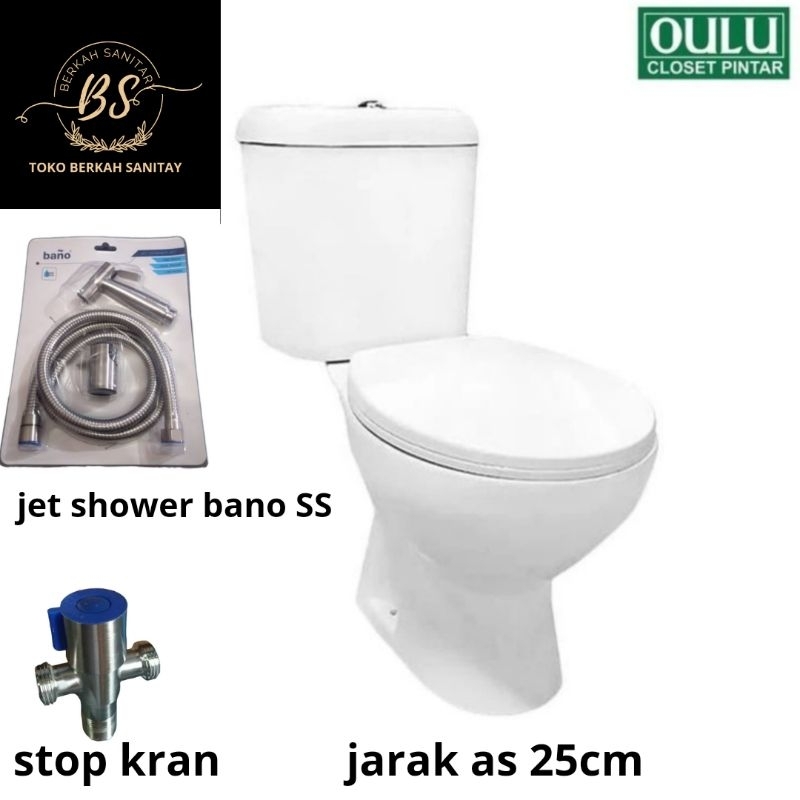 RB closet duduk oulu c433/paket lengkap closet duduk oulu